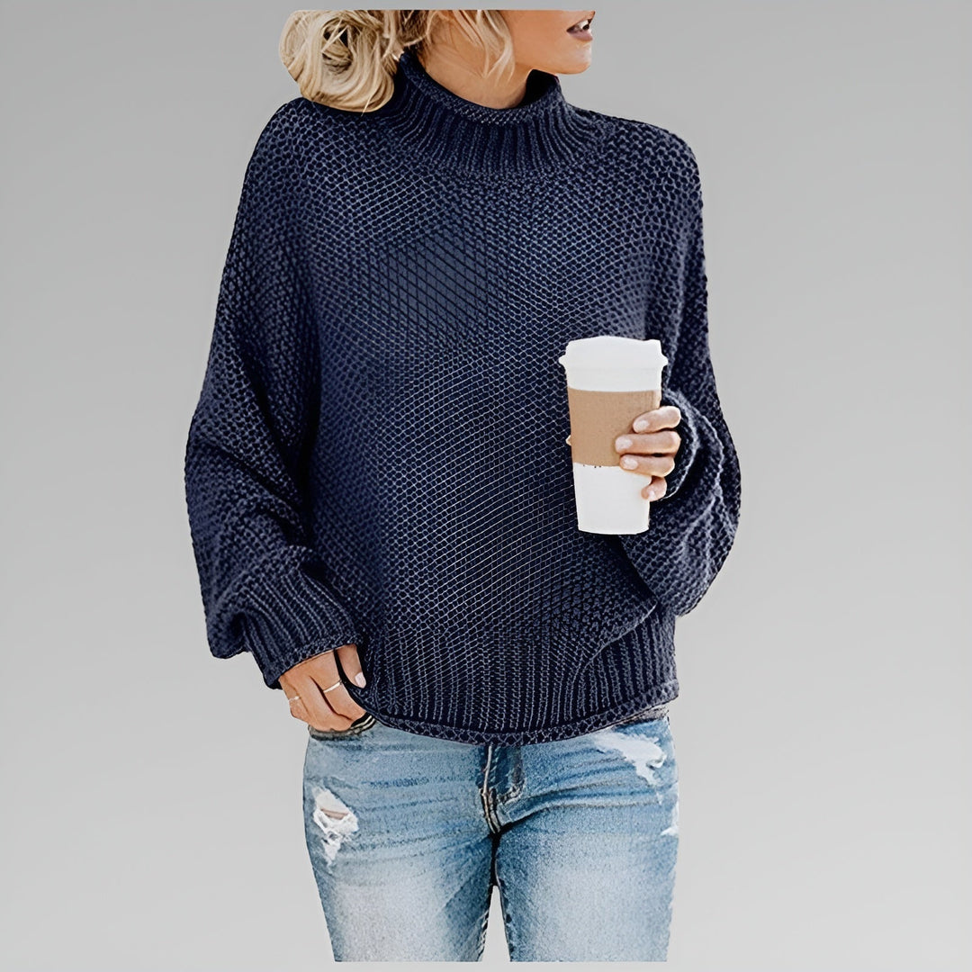 Amy – Gestrickter Rollkragenpullover