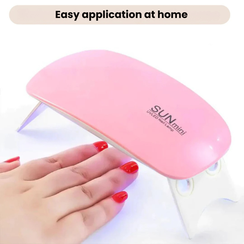 Glänzendes Gel-Nagel-Set