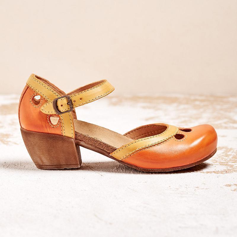 Robyn | Sandalen mit Cut-Out-Blockabsatz für Damen
