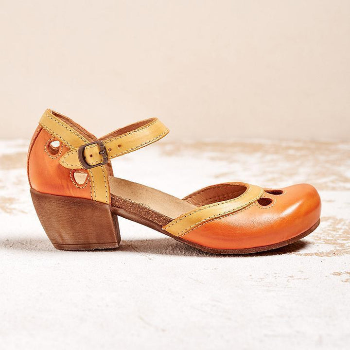 Robyn | Sandalen mit Cut-Out-Blockabsatz für Damen