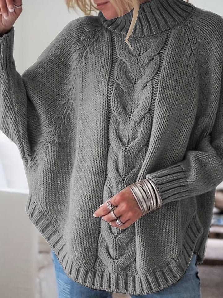 Heidi - Bequemer Vintage Kabelpullover
