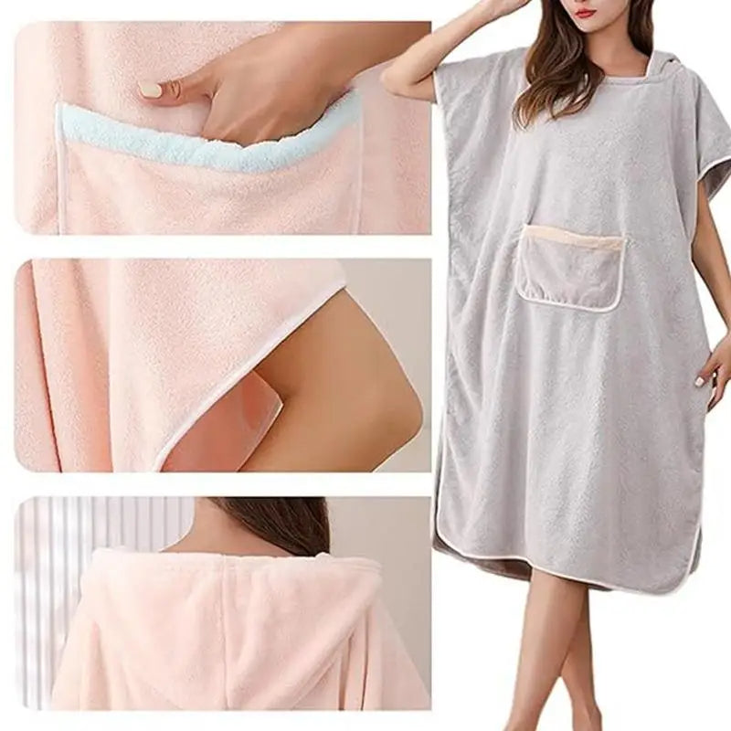 CozyWrap™ – Tragbarer Bademantel