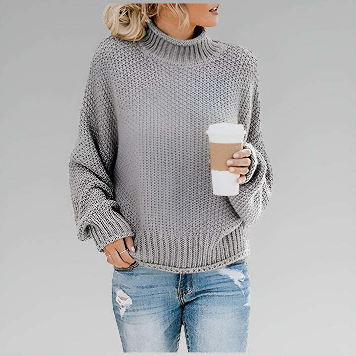 Amy – Gestrickter Rollkragenpullover