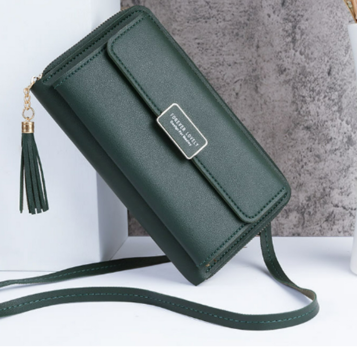 Icone™ WalletBag: Umwandelbare große Geldbörsen-Schultertasche