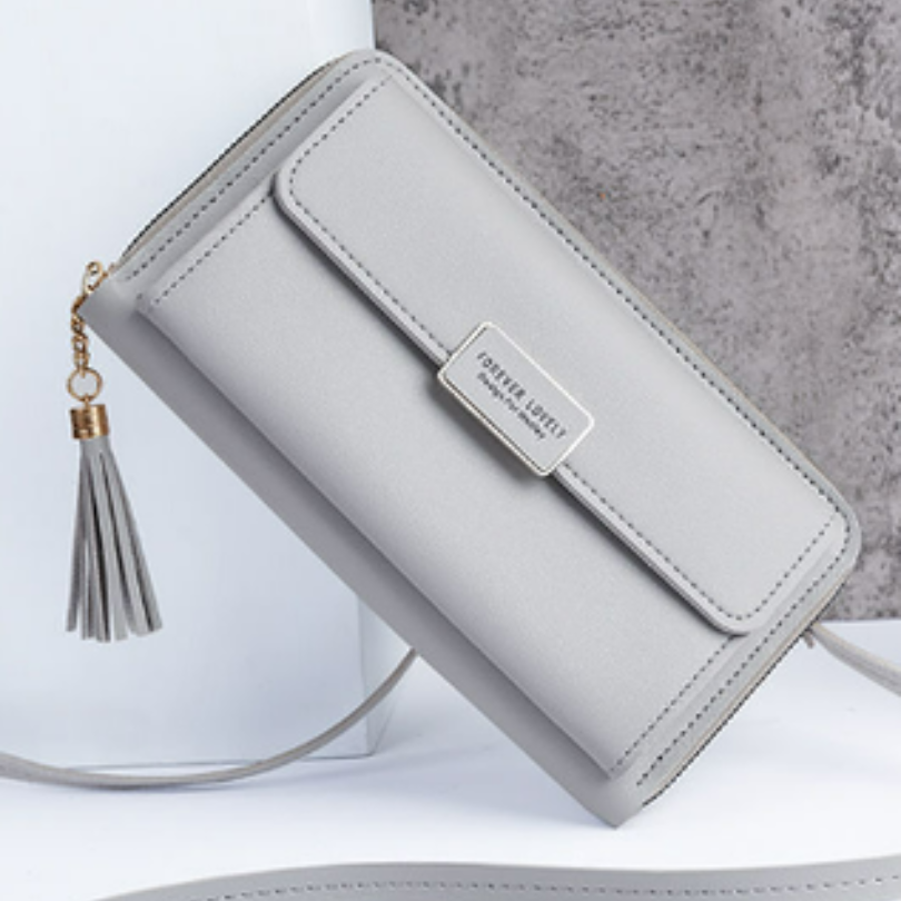 Icone™ WalletBag: Umwandelbare große Geldbörsen-Schultertasche
