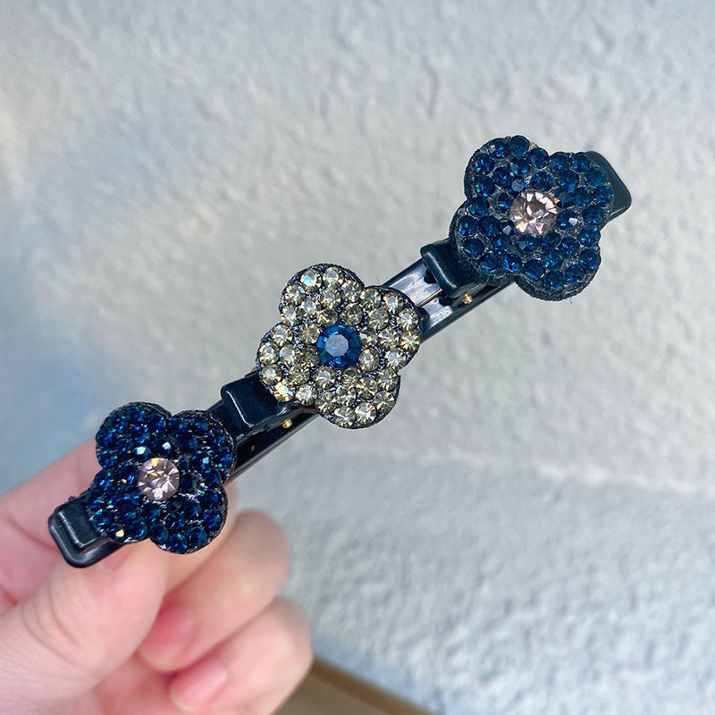 Haarspange mit Kristallblume | 1+1 Gratis