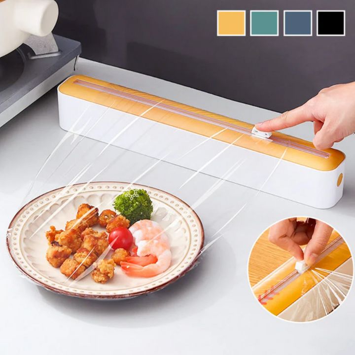 3-in-1 Magnetischer Folien- & Plastikspender mit Cutter