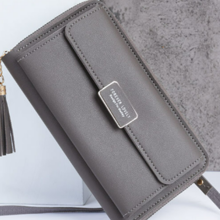 Icone™ WalletBag: Umwandelbare große Geldbörsen-Schultertasche