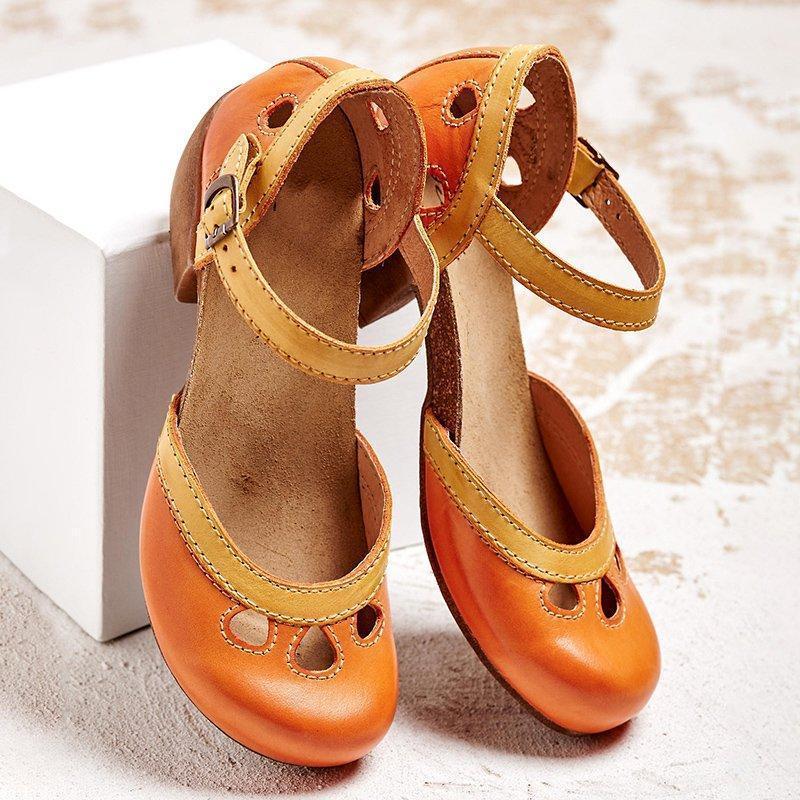 Robyn | Sandalen mit Cut-Out-Blockabsatz für Damen