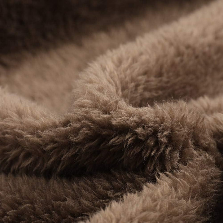BREA | Warme, weich gefütterte Strickjacke Parka