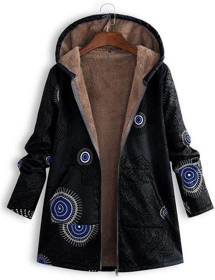 BREA | Warme, weich gefütterte Strickjacke Parka