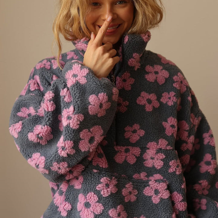 Chloe | Bohemian Fleece-Pullover