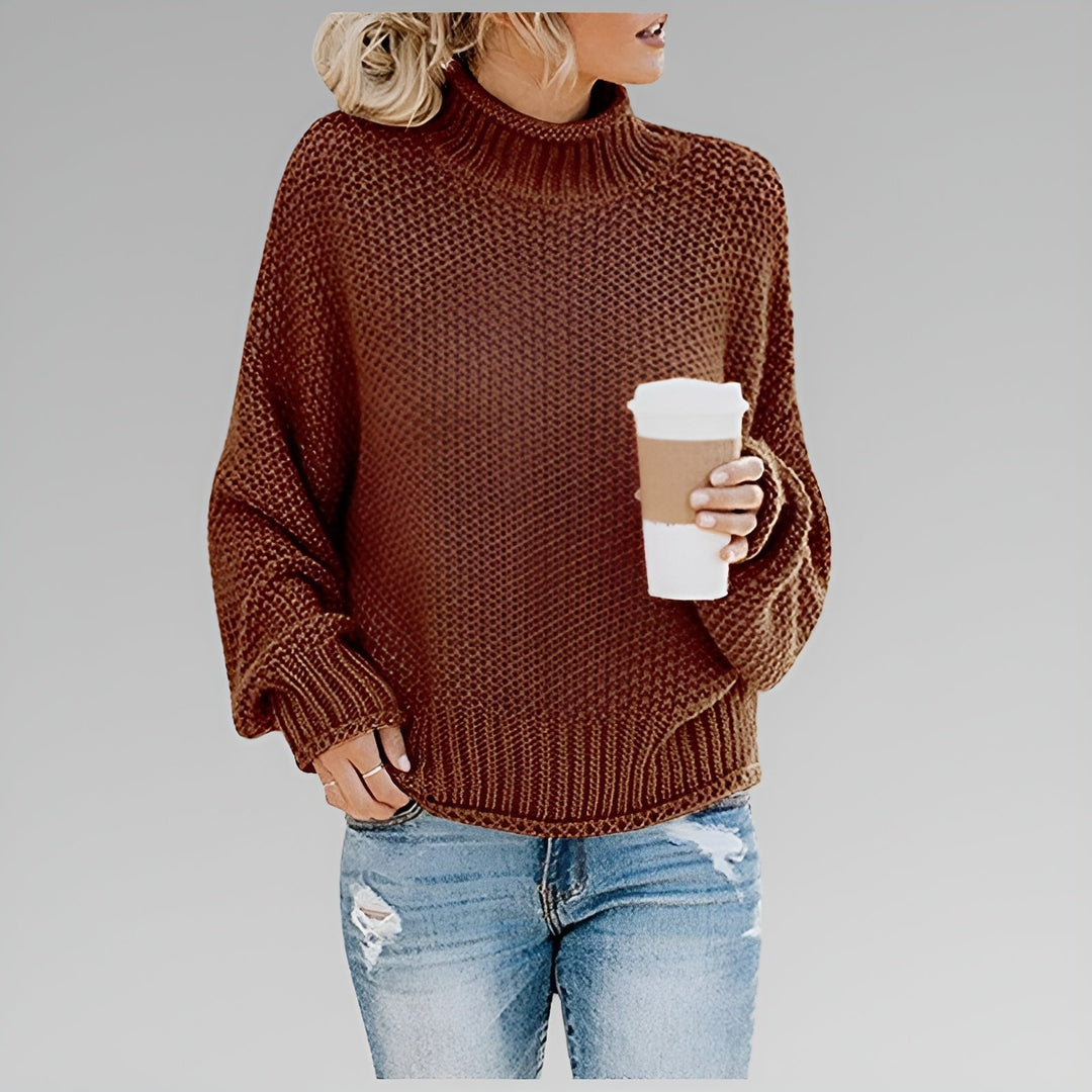 Amy – Gestrickter Rollkragenpullover