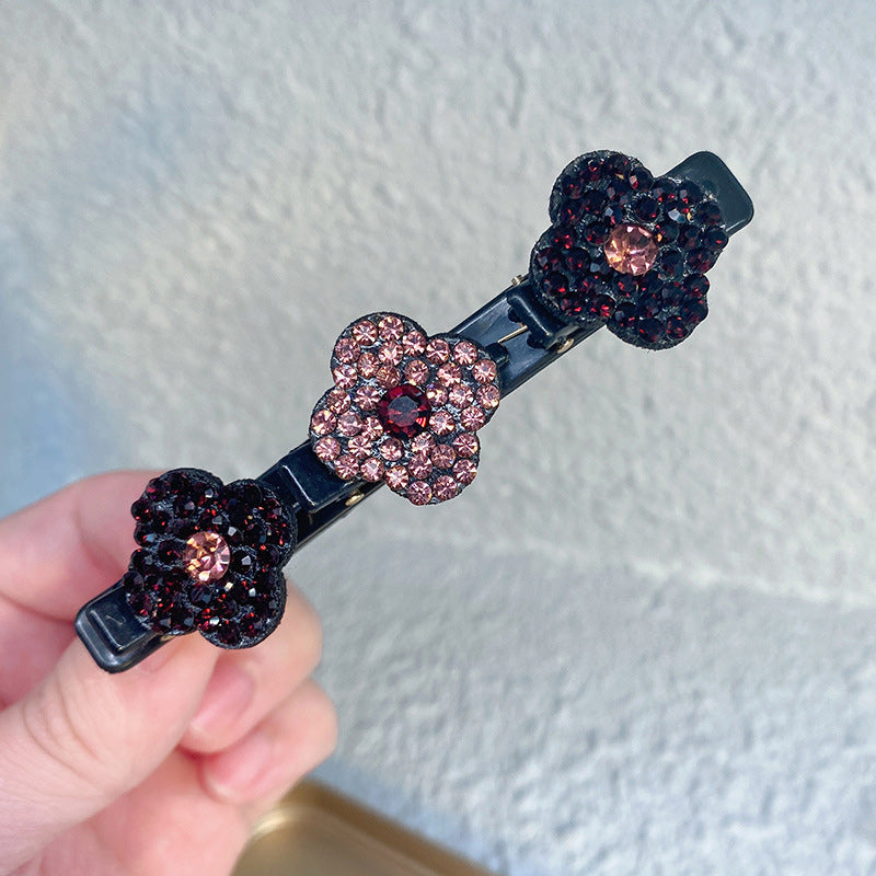 Haarspange mit Kristallblume | 1+1 Gratis