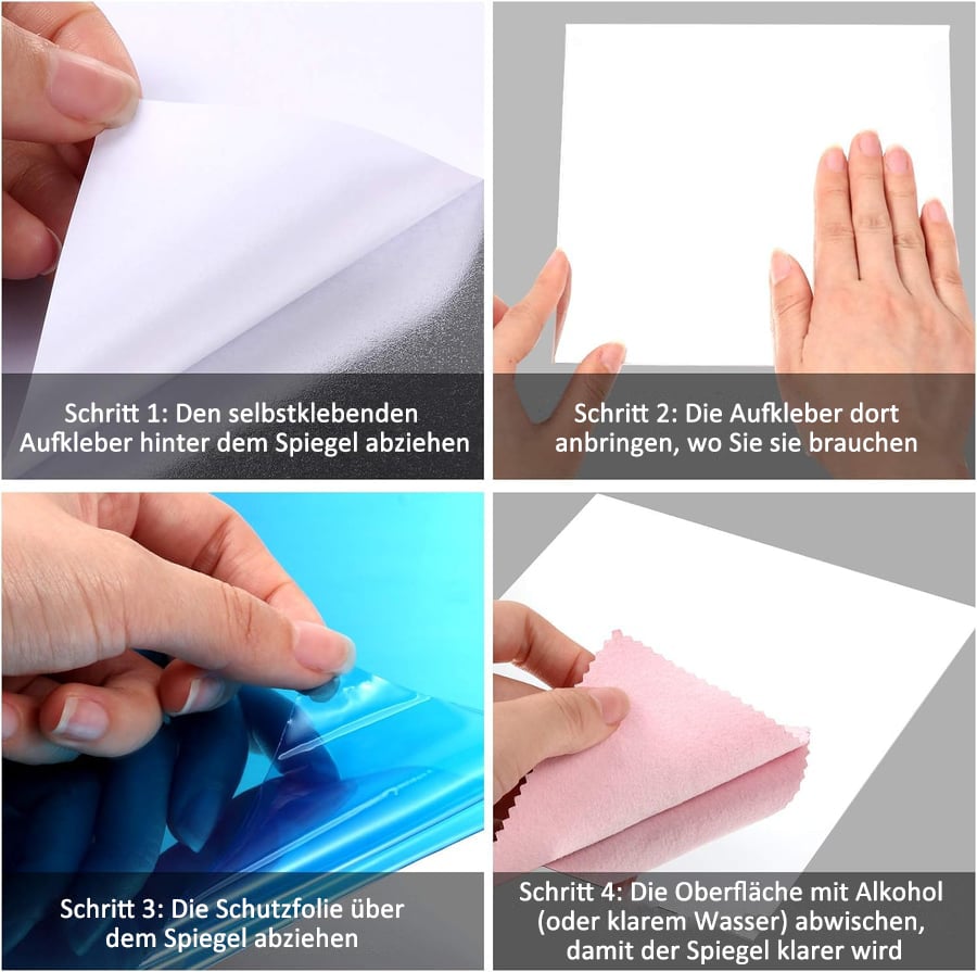 Ultra-flexibler Spiegel - sicher und bruchsicher