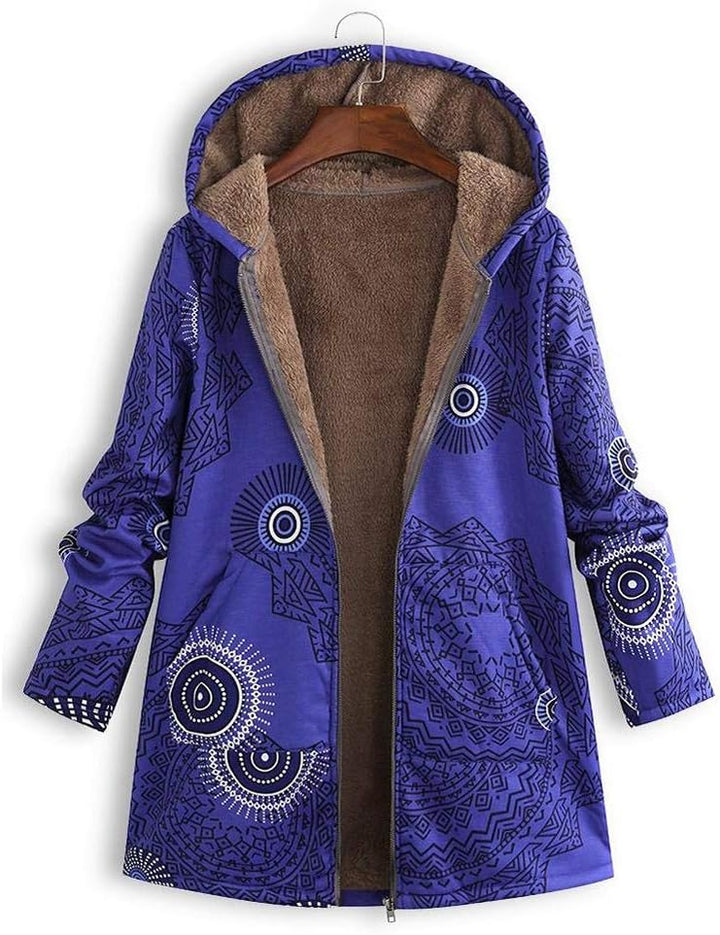 BREA | Warme, weich gefütterte Strickjacke Parka