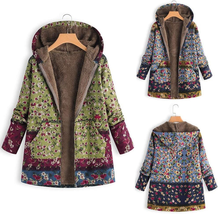 BREA | Warme, weich gefütterte Strickjacke Parka