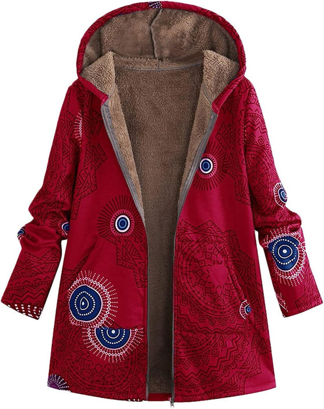 BREA | Warme, weich gefütterte Strickjacke Parka