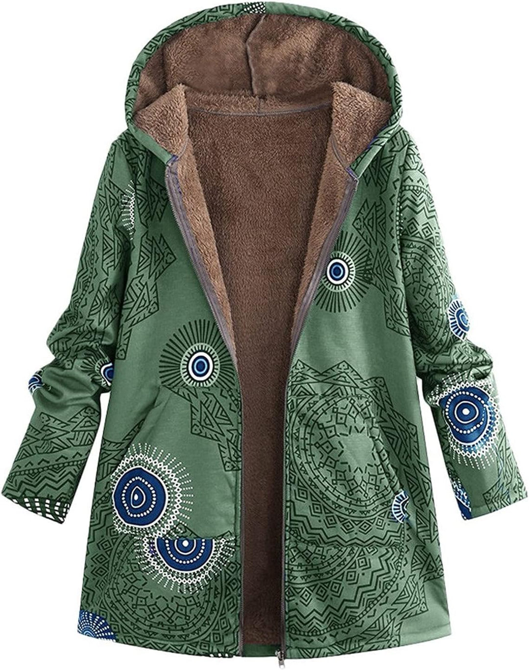 BREA | Warme, weich gefütterte Strickjacke Parka