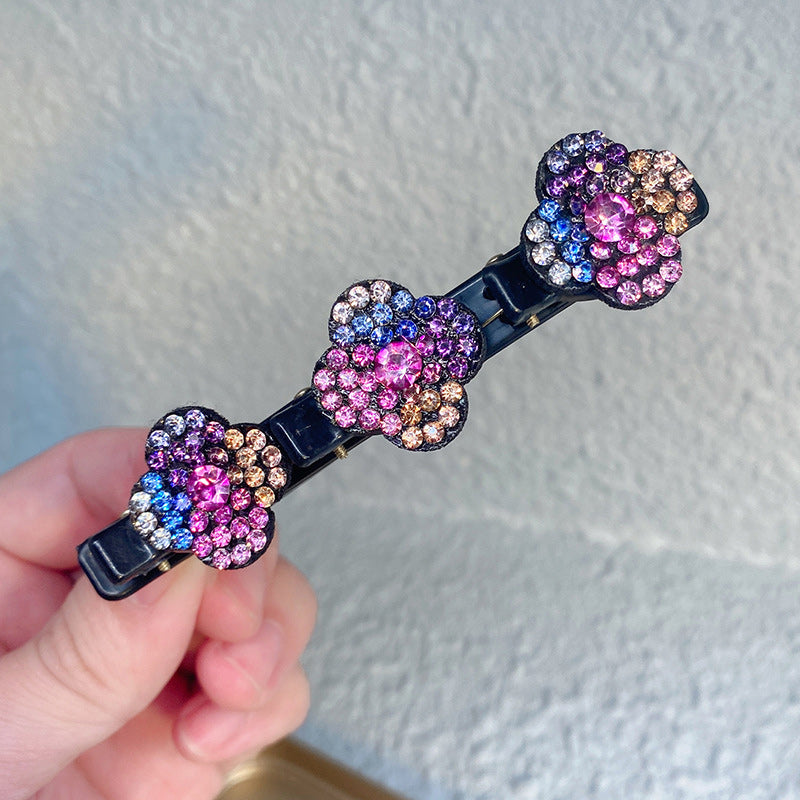 Haarspange mit Kristallblume | 1+1 Gratis