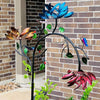 Bunter Garten-Windspinner – Faszinierende Blumendekoration