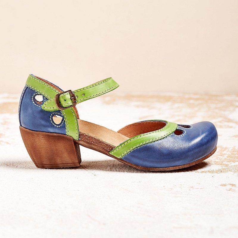 Robyn | Sandalen mit Cut-Out-Blockabsatz für Damen