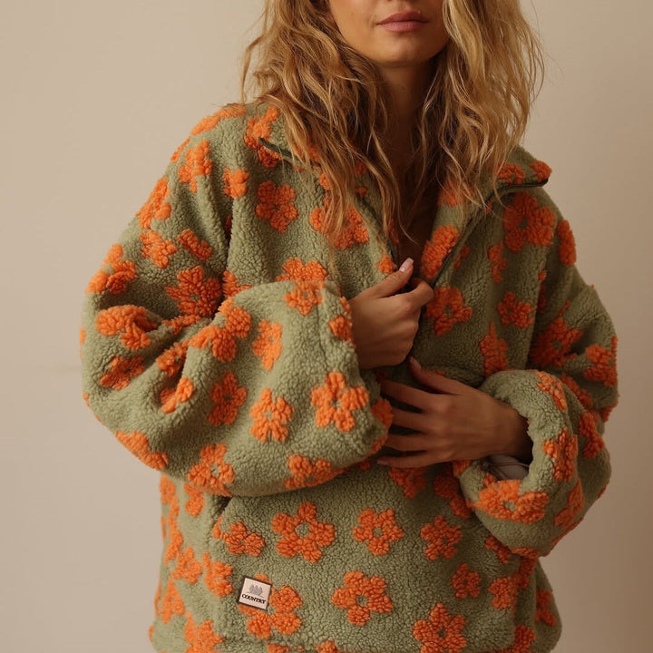 Chloe | Bohemian Fleece-Pullover
