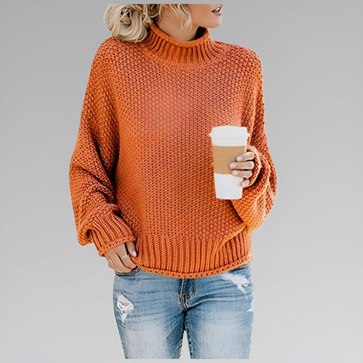 Amy – Gestrickter Rollkragenpullover
