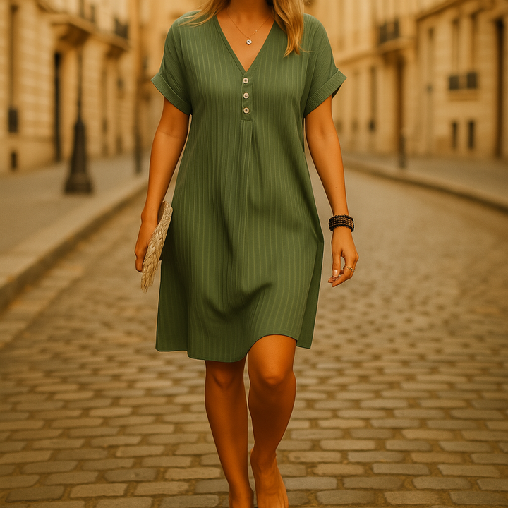 Lässig sitzendes Sommerkleid
