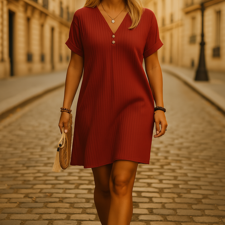 Lässig sitzendes Sommerkleid