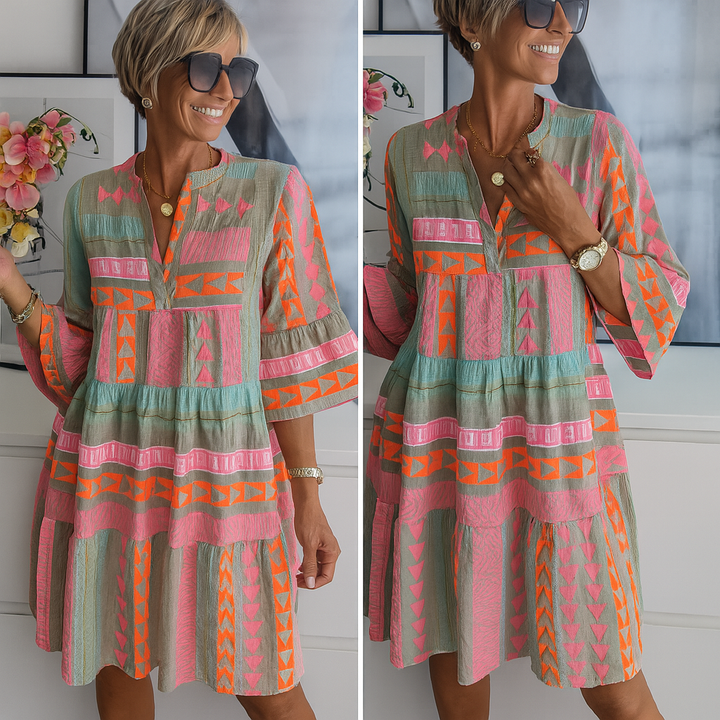 Stacey – Besticktes Sommer-Minikleid