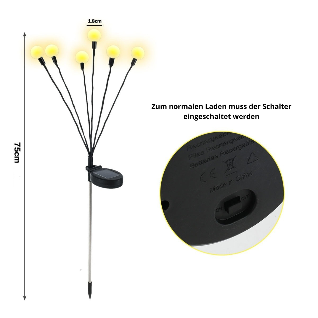 Solar LED betriebene Glühwürmchen Lichter | 2024 model!【Letzter Tag Rabatt】