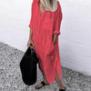Icone™ ShirtDress: Fließendes Hemdkleid mit Seitenschlitz