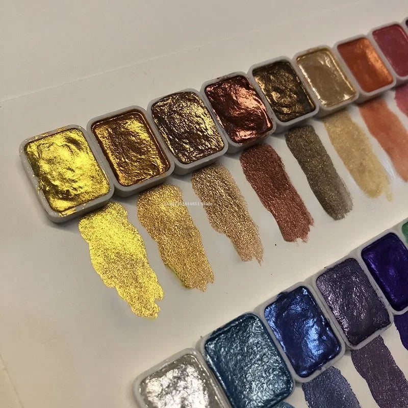 Kolorful - Powder Mineral Pearl Pigment Art Watercolor 20 Farben