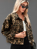Jacke mit Leopardenmuster