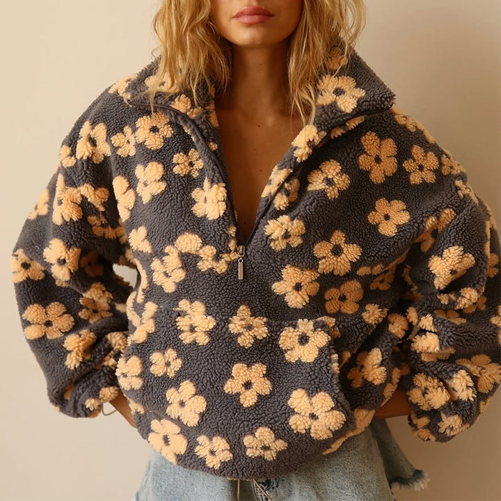 Chloe | Bohemian Fleece-Pullover
