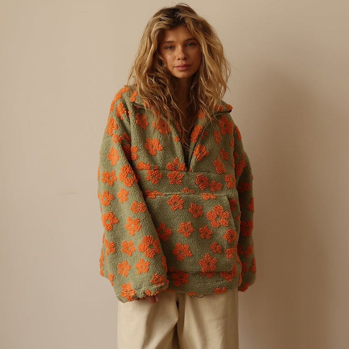Chloe | Bohemian Fleece-Pullover