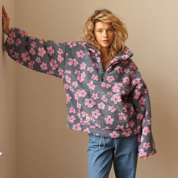 Chloe | Bohemian Fleece-Pullover