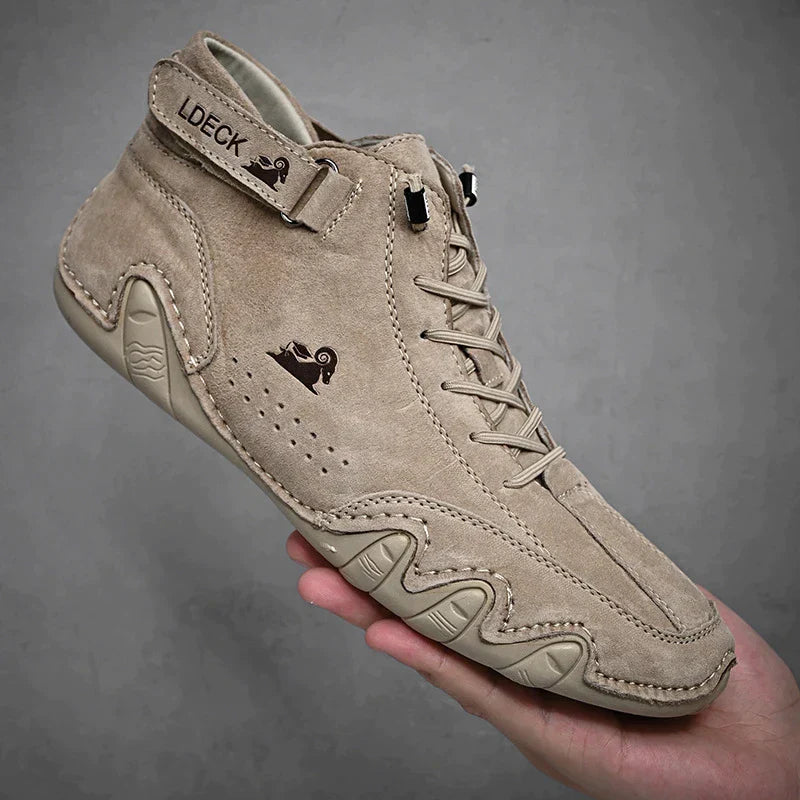 Ultra-bequemer Rutschfester Barfußschuh  aus echtem Leder (Unisex).