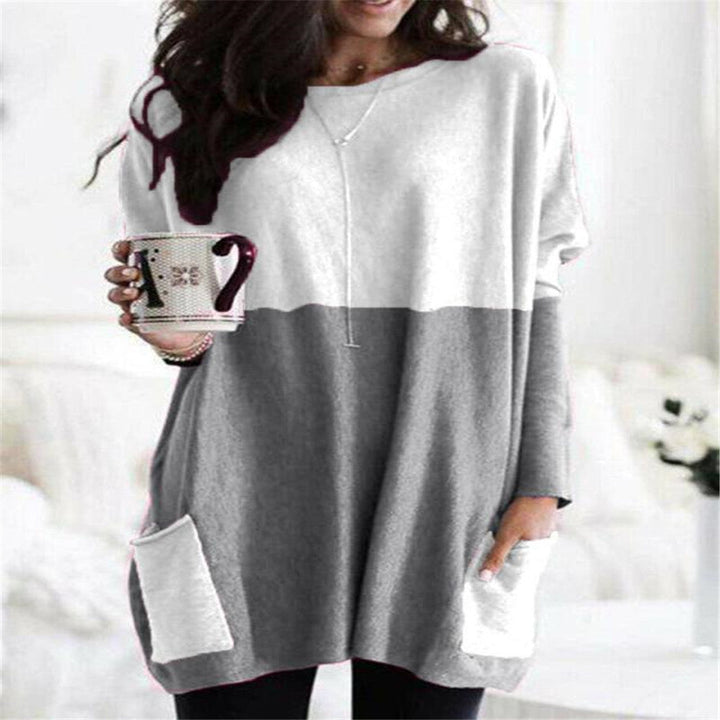 Paris – Lässiger, leichter Sweatshirt mit langen Ärmeln