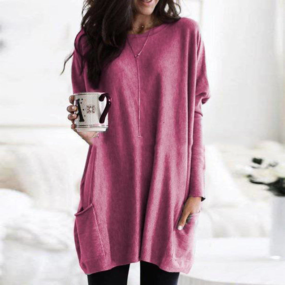 Paris – Lässiger, leichter Sweatshirt mit langen Ärmeln