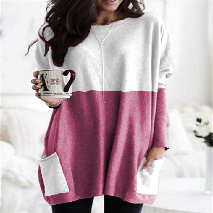 Paris – Lässiger, leichter Sweatshirt mit langen Ärmeln