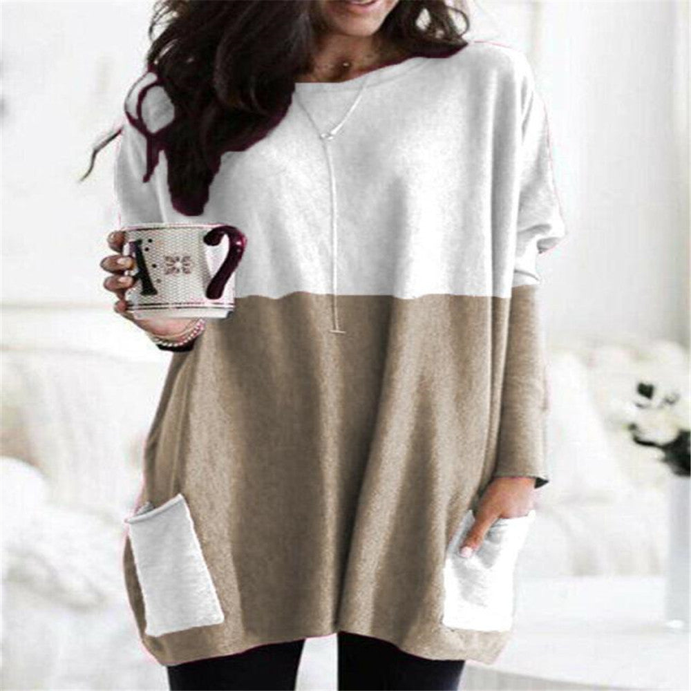Paris – Lässiger, leichter Sweatshirt mit langen Ärmeln