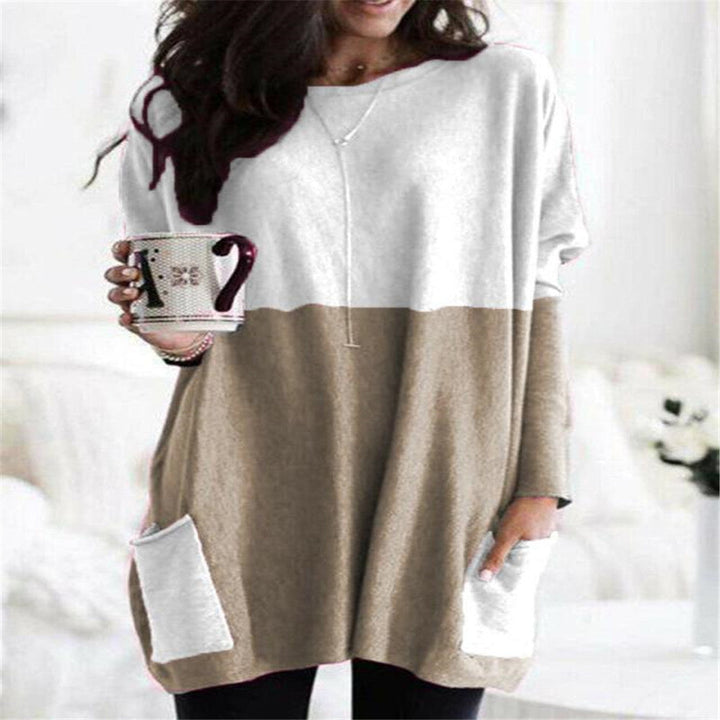 Paris – Lässiger, leichter Sweatshirt mit langen Ärmeln
