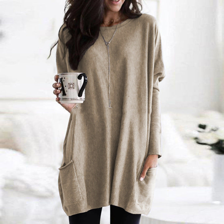 Paris – Lässiger, leichter Sweatshirt mit langen Ärmeln