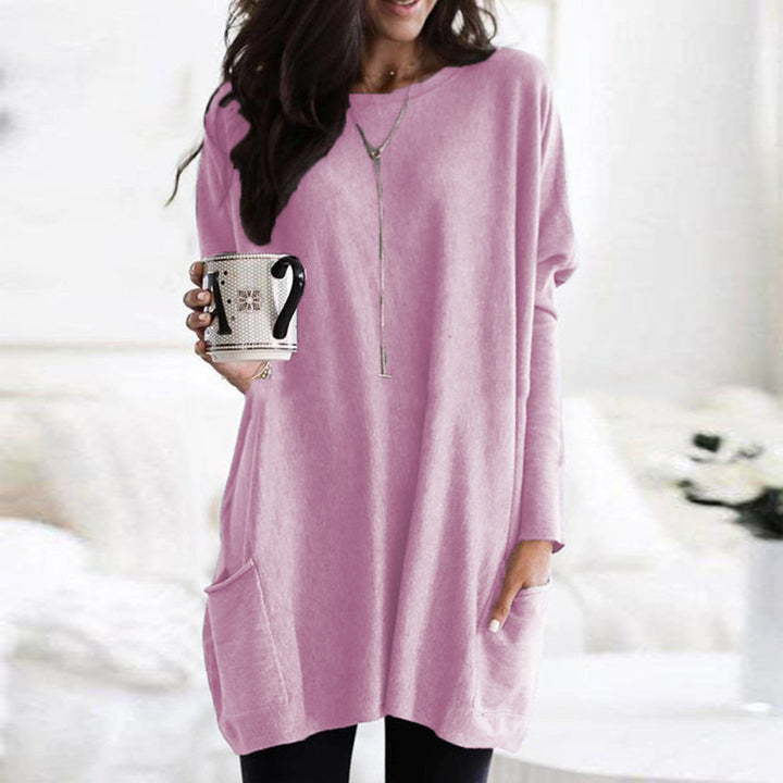 Paris – Lässiger, leichter Sweatshirt mit langen Ärmeln