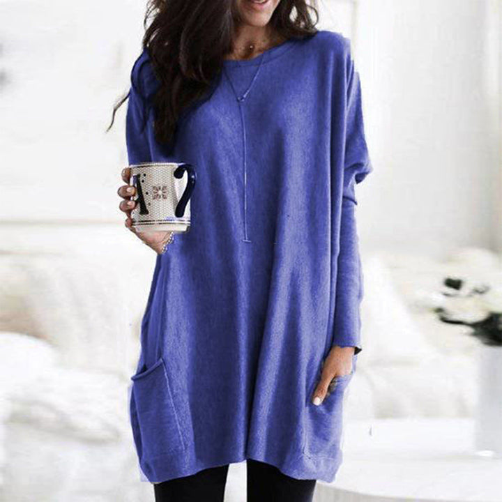 Paris – Lässiger, leichter Sweatshirt mit langen Ärmeln