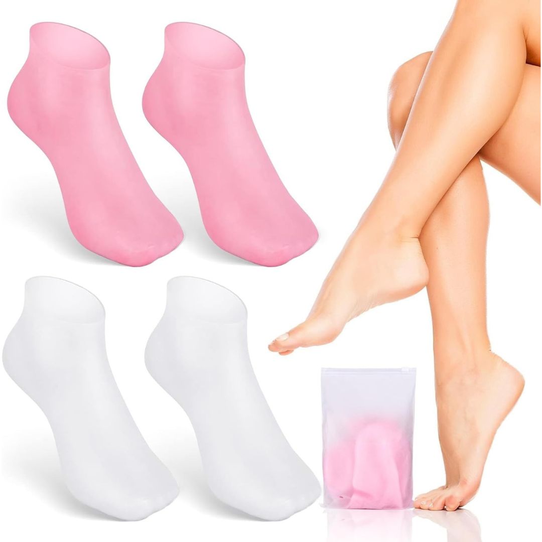 Feeluxe™ – Feuchtigkeitsspendende Pediküresocken für trockene Füße (1+1 Gratis)