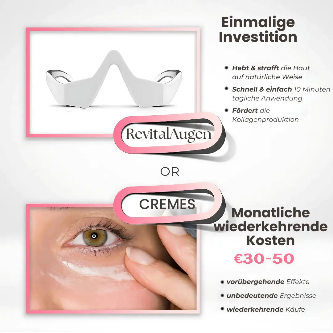 RevitalAugen™ Unter-Augen Rotlichttherapie-Gerät | Verjüngte Augen jetzt!