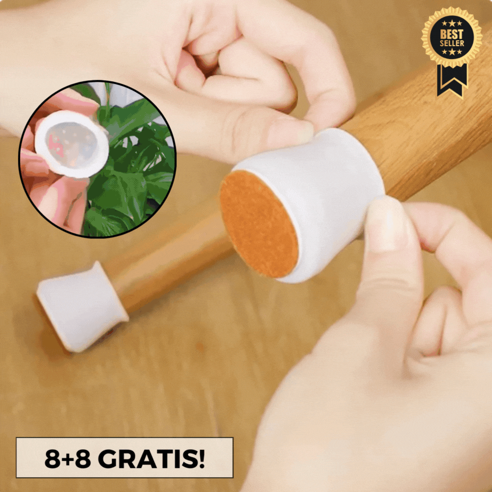 (8 + 8 Gratis) Möbelbeinschutz - Rutschfester Silikon-Möbelbeinschutz